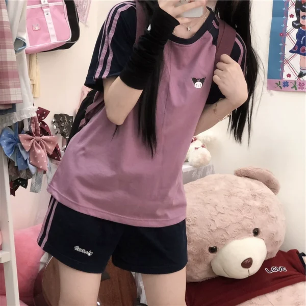 Japanese School T-shirt & Shorts Tracksuit